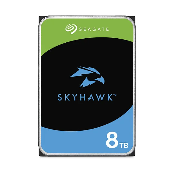 Seagate surveillance skyhawk 8tb hdd sata 6gb s 256mb cache 8 89cm 3 5zoll Speichermedien