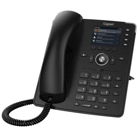 Gigaset p710 ip pro ip tischtelefon 7 1 cm 2 8 zoll tft farbdisplay freisprechen kopfhreranschluss 2x rj45 inkl  poe Netzwerk