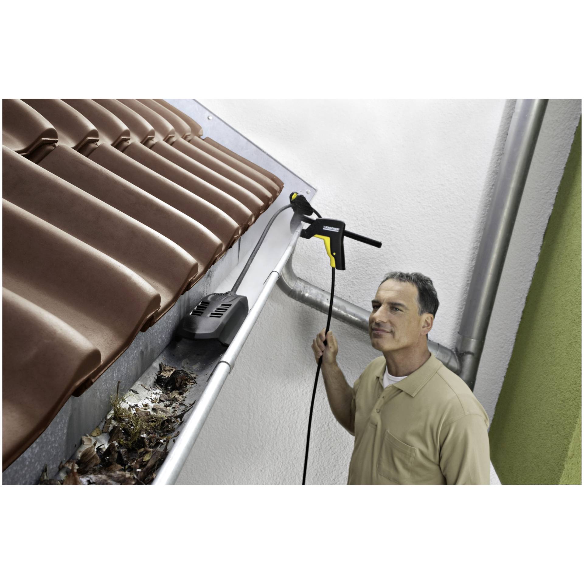 Kaercher Dachrinnen  und Rohrreinigungsset PC 20  20m  Zubehoer fuer Staubsauger & Reiniger