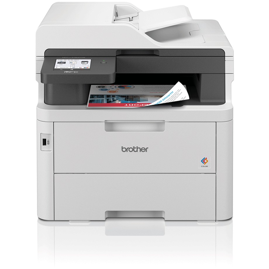 Brother L MFC L3760CDW Farb LED Multifunktionsgeraet 4in1 LAN WLAN ADF Duplex Drucker & Scanner