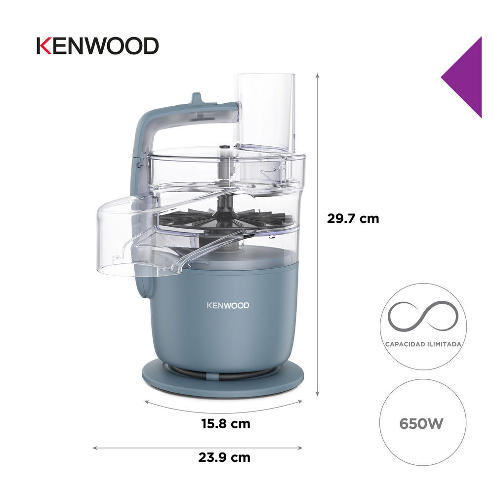 Kenwood MultiPro Go FDP22.130GY | Küchenkleingeräte | MAINGAU