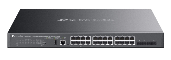 TP Link Omada SG5428XMPP 24 Port stack  Lite L3 mgd  PoE   Switch 10G Switches