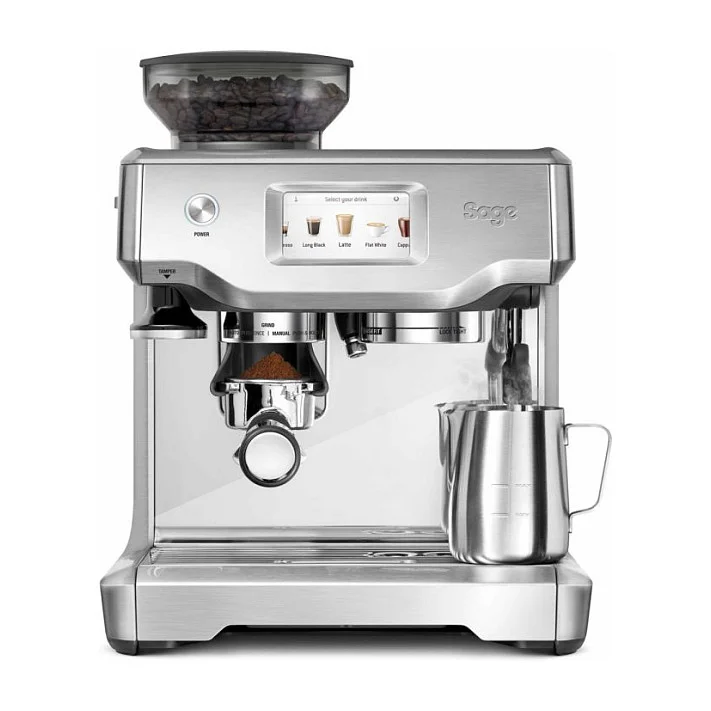 Sage Espresso Maschine Barista Touch edelstahl Siebtraegermaschinen