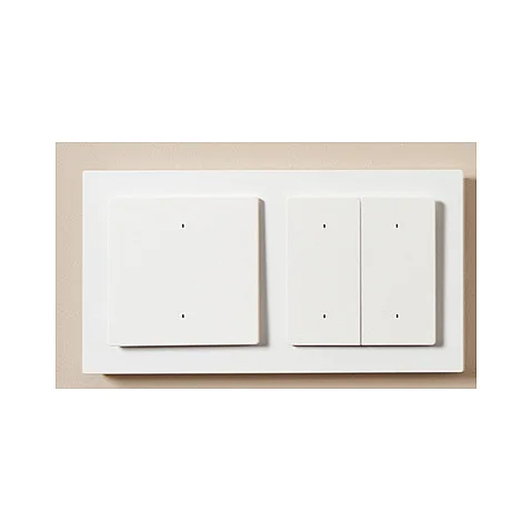 Aqara Light Switch H2 EU 2 Tasten  1 Kanal  Offline  Zigbee  Matter over Thread  Steckdosen