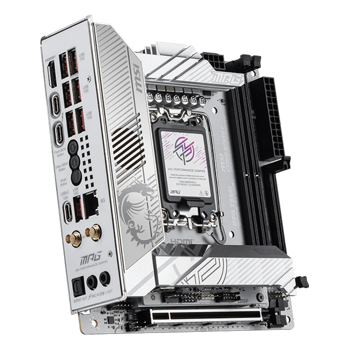 MSI MPG Z890I EDGE TI WIFI Motherboard Intel Z890 LGA 1851  Socket V1  mini ITX PC-Zubehoer