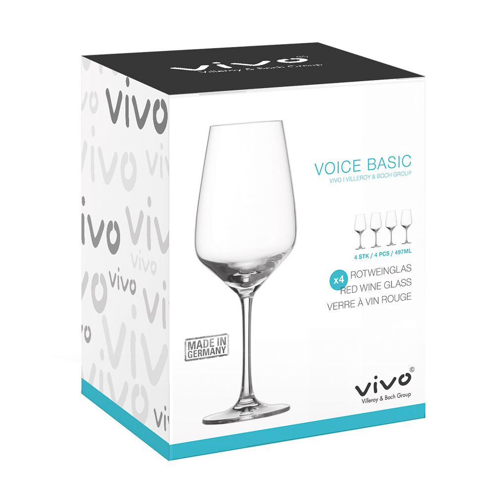 VILLEROY BOCH Rotweinglas Vivo Voice Basic Besteck & Aufbewahrung