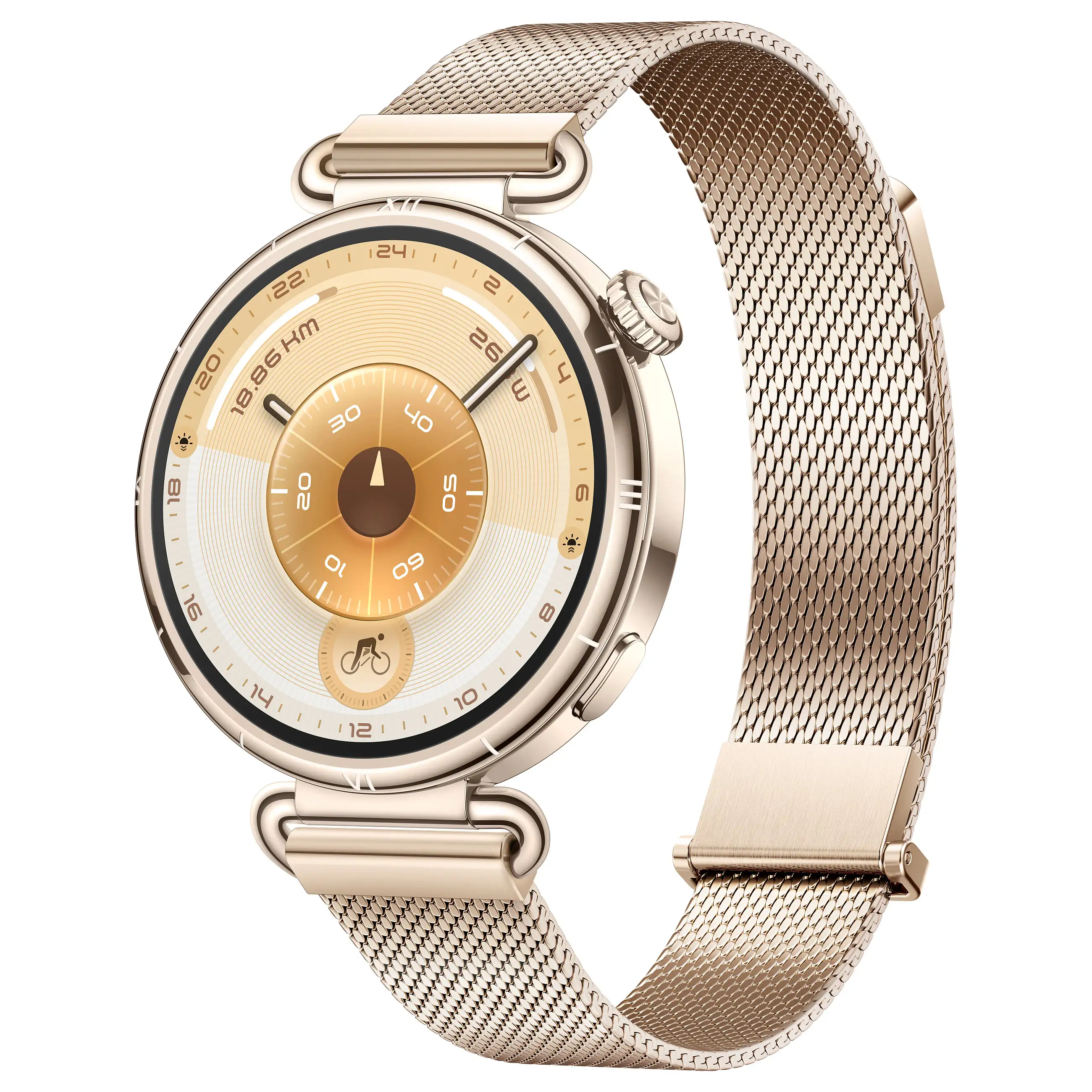 HUAWEI watch gt6 41mm  konsu b19m   gold milanese strap Smartwatches & Fitnesstracker