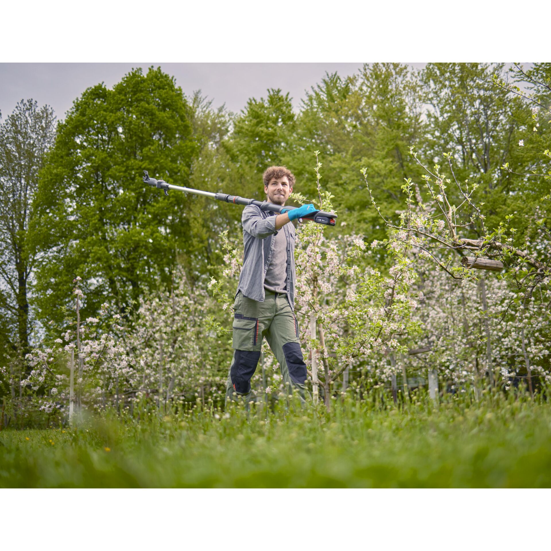 GARDENA Akku Teleskop Baumschere HighCut 36018V P4A solo Garten- & Baumscheren