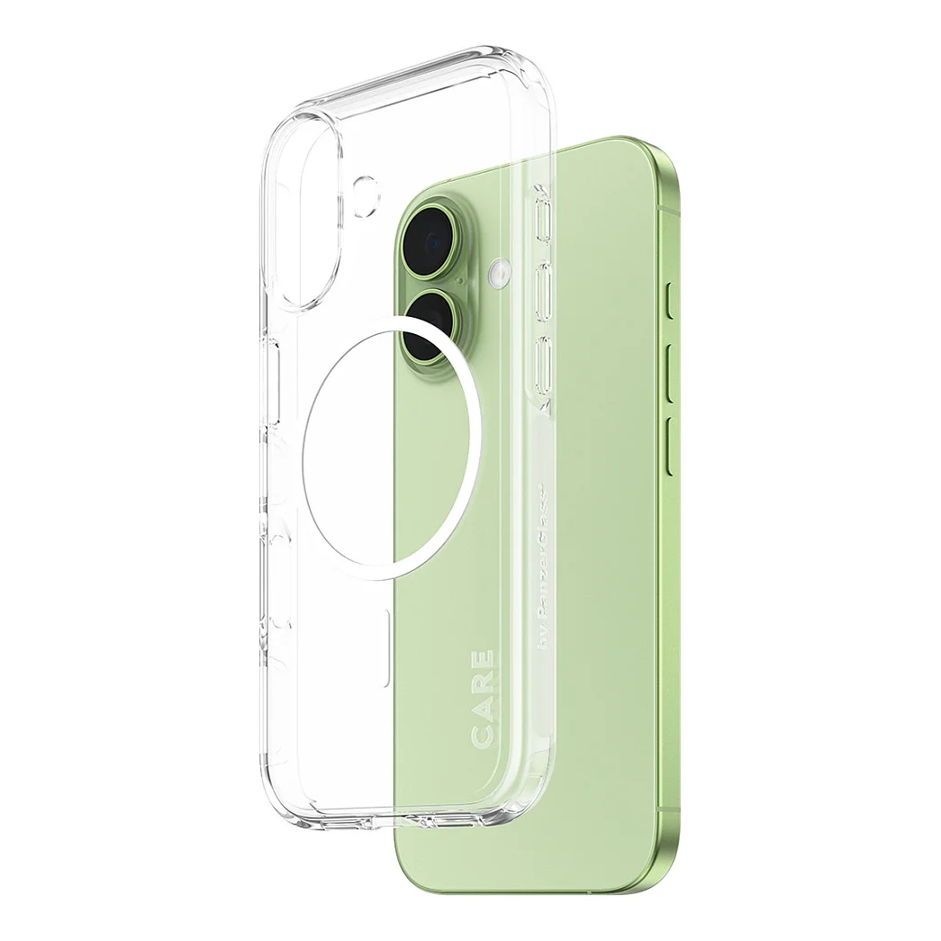 PanzerGlass CARE  by   Urban Explorer Case Transparent m  Weiss MagSafe iPhone 17 Notebook & Tablet Zubehoer