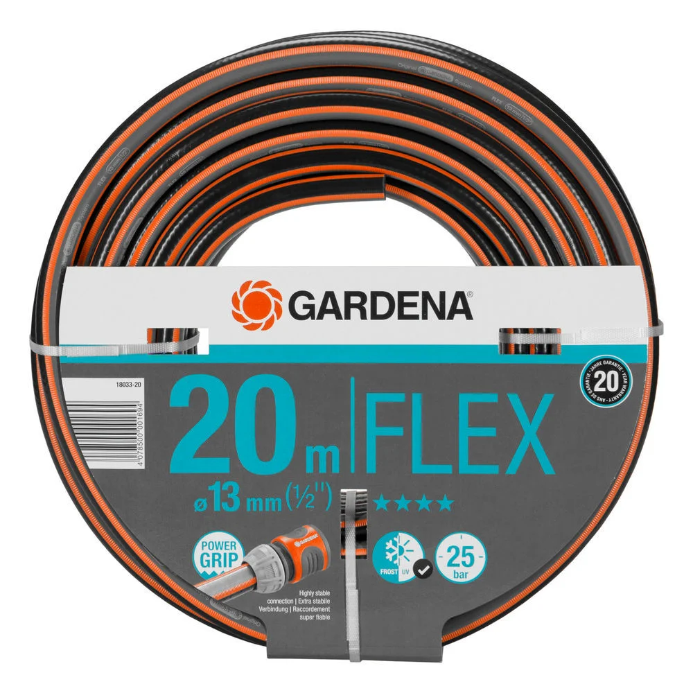 GARDENA Comfort FLEX Schlauch 13 mm  1 2 Zoll   20 m Gartenbewaesserung