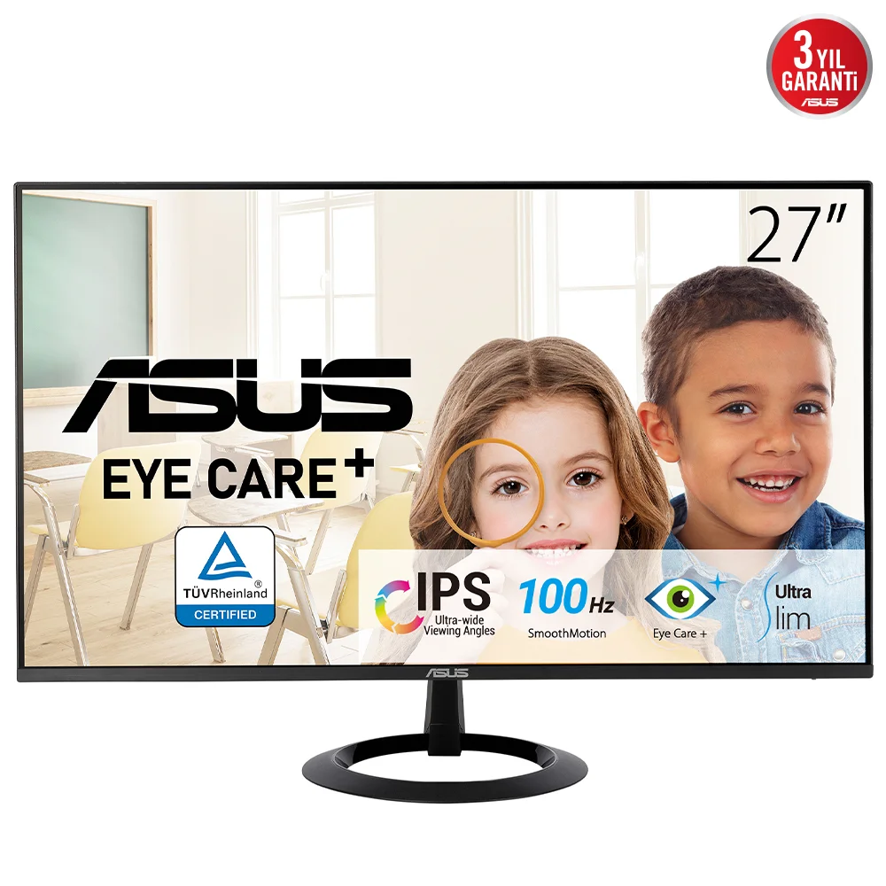 ASUS VZ27EHF Computerbildschirm 68 6 cm  27   1920 x 1080 Pixel Full HD LCD Schwarz Monitore