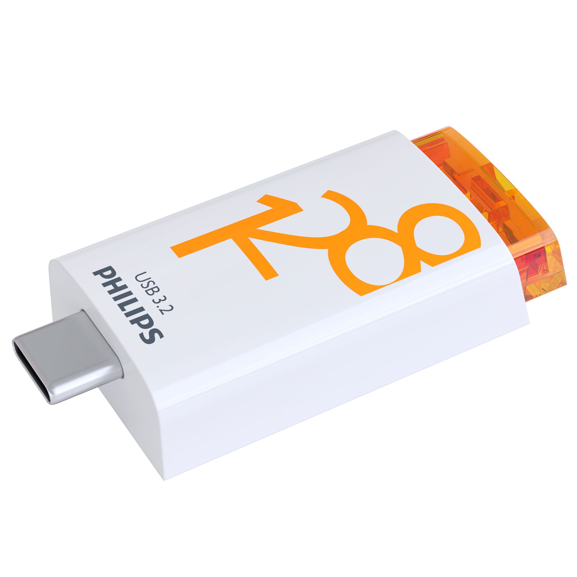 Philips USB 3 2 128GB Click Series Gen 1 USB C USB Stick USB Typ C 3 2 Gen 1  3 1 Gen 1  Weiss Speichermedien