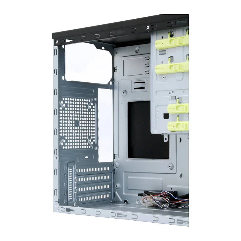 Chieftec HT 01B OP Mini Tower Computer Gehaeuse Schwarz kompakt und robust PC-Komponenten