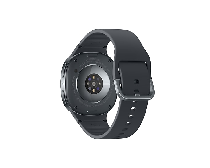 Samsung Galaxy Watch 8 3 3 cm  1 3   AMOLED 40 mm Digital 438 x 438 Pixel Touchscreen Graphit WLAN GPS Smartwatches & Fitnesstracker