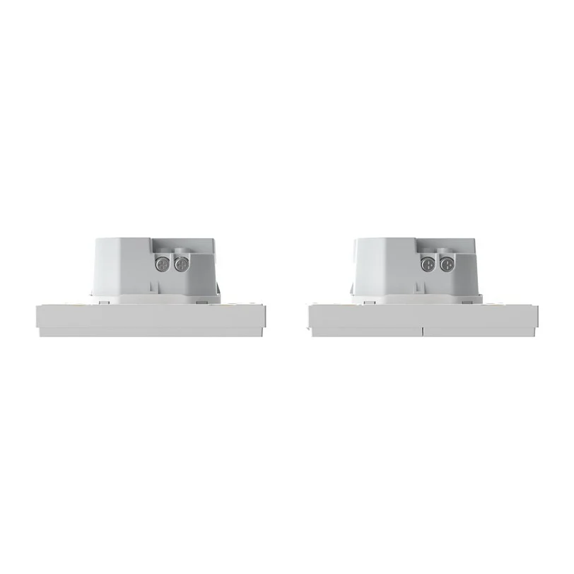 Aqara Smart Wall Switch H1 EU Weiss Doppelschalter mit Neutralleiter  Zigbee  Steckdosen