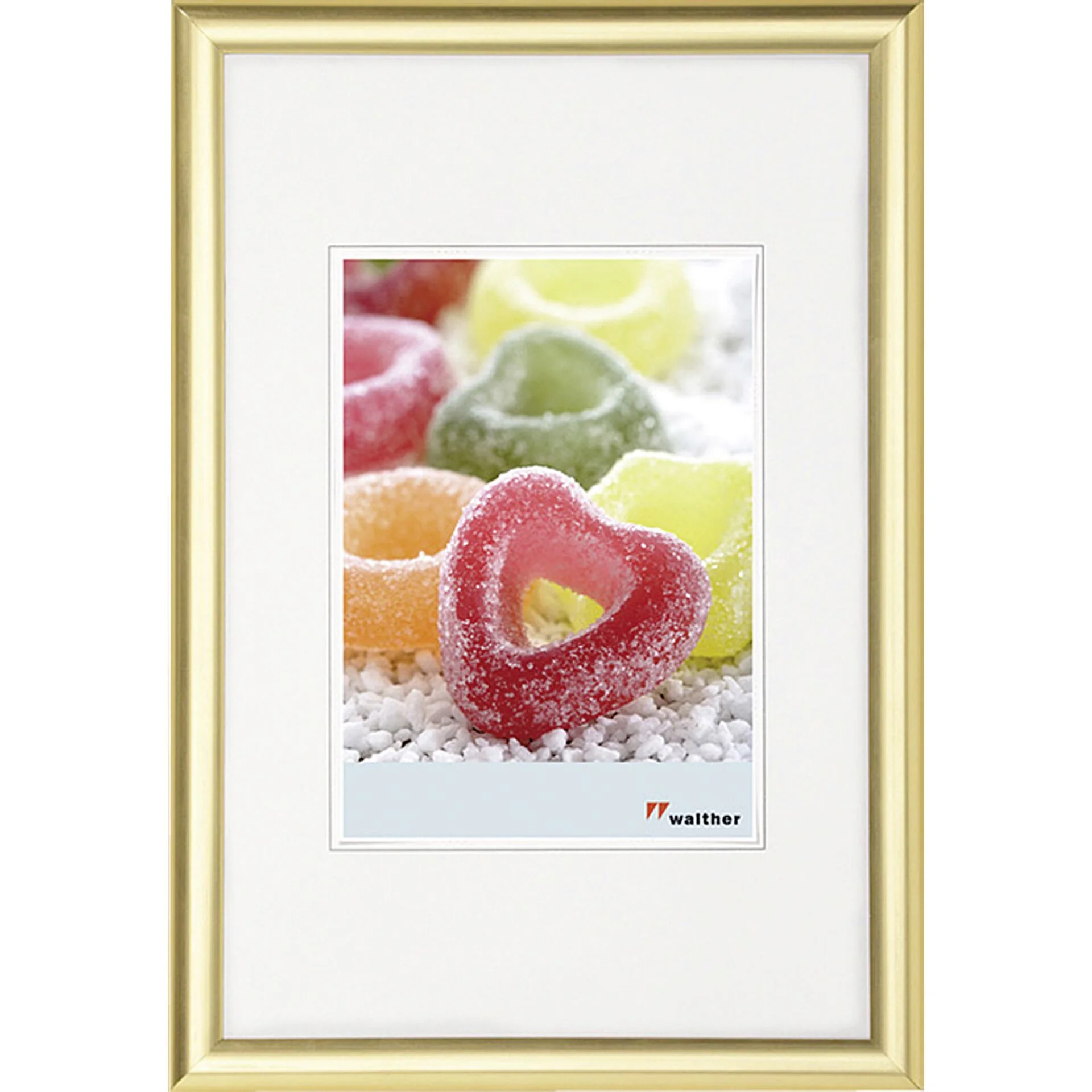 Walther Trendstyle gold 40x50 Kunststoff KP050G Bilderrahmen