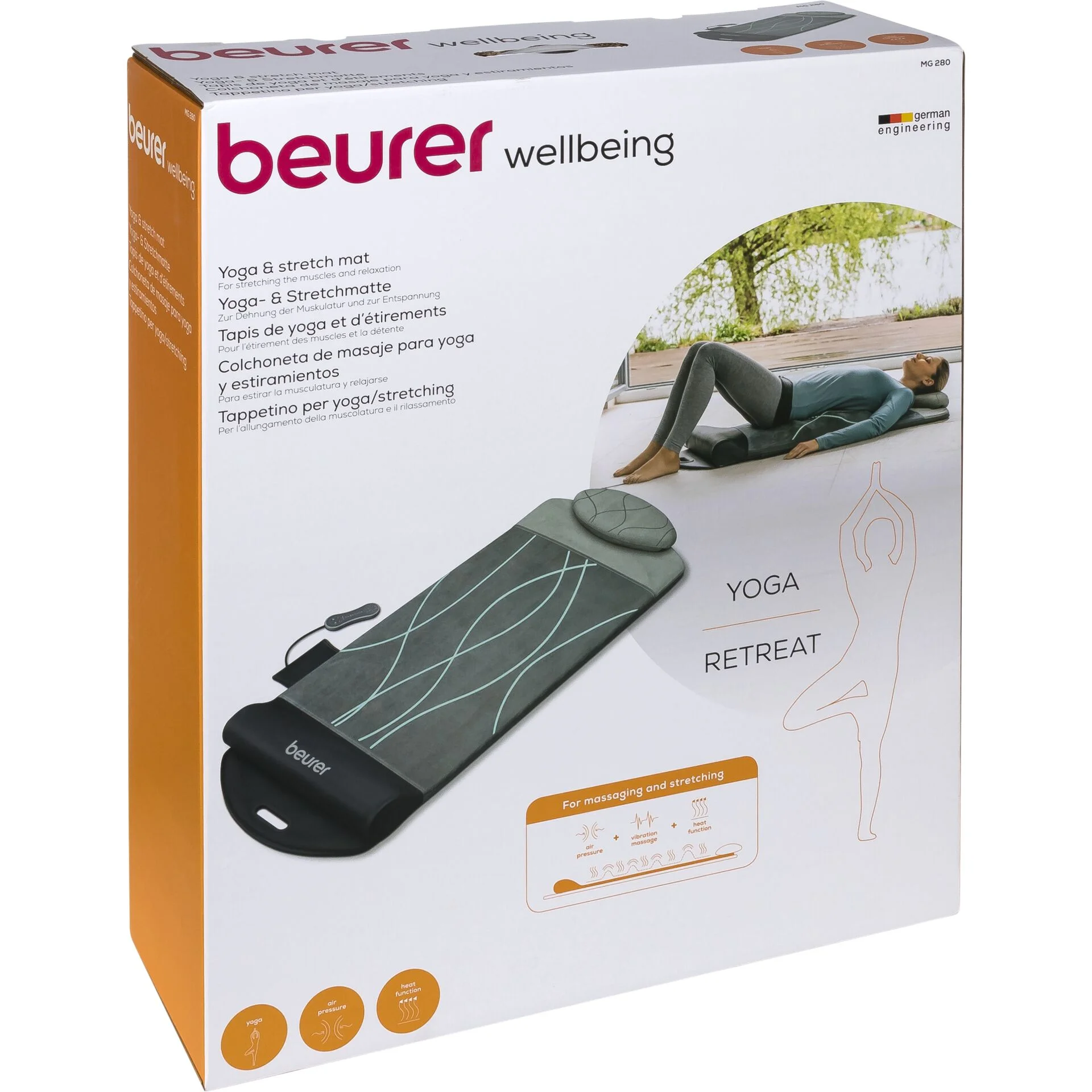 Beurer MG 280 Yoga Stretchmatte Wellnessgeraete