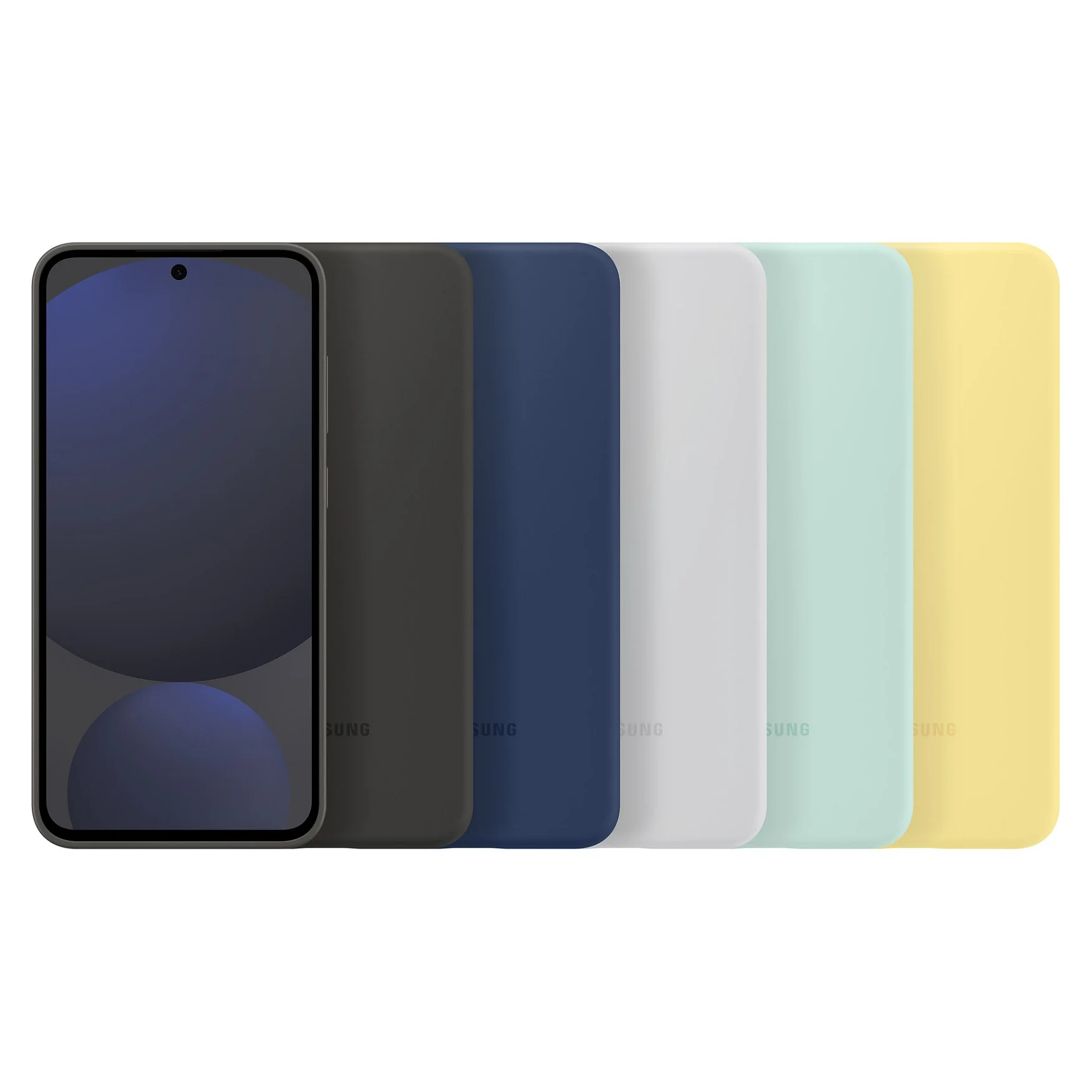 Samsung Silicone Case EF PS721 fuer das Galaxy S24 FE Handys & Tablets