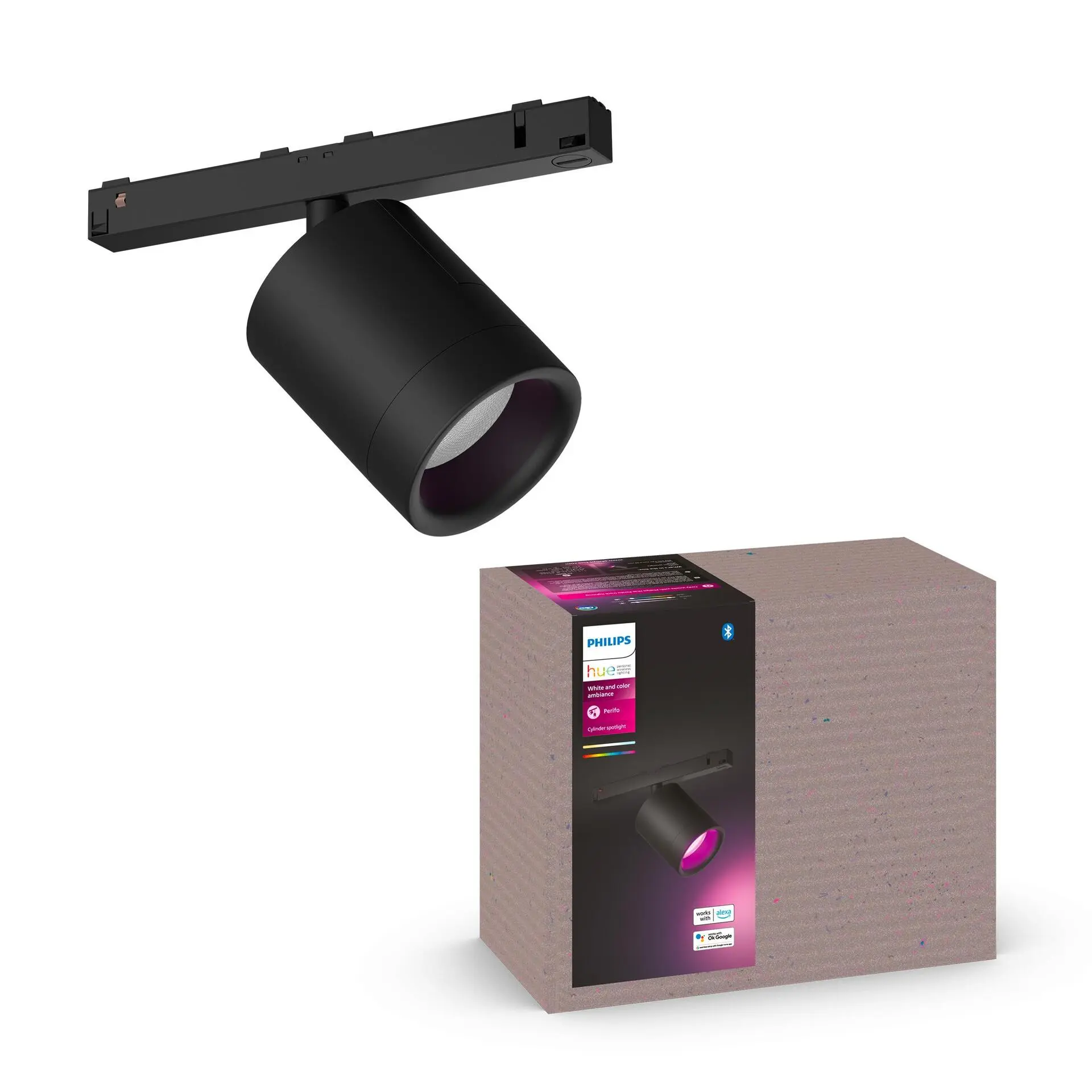Philips Hue White and Color ambiance Perifo Zylinderspot Erweiterung schwarz Leuchtmittel & Lampen