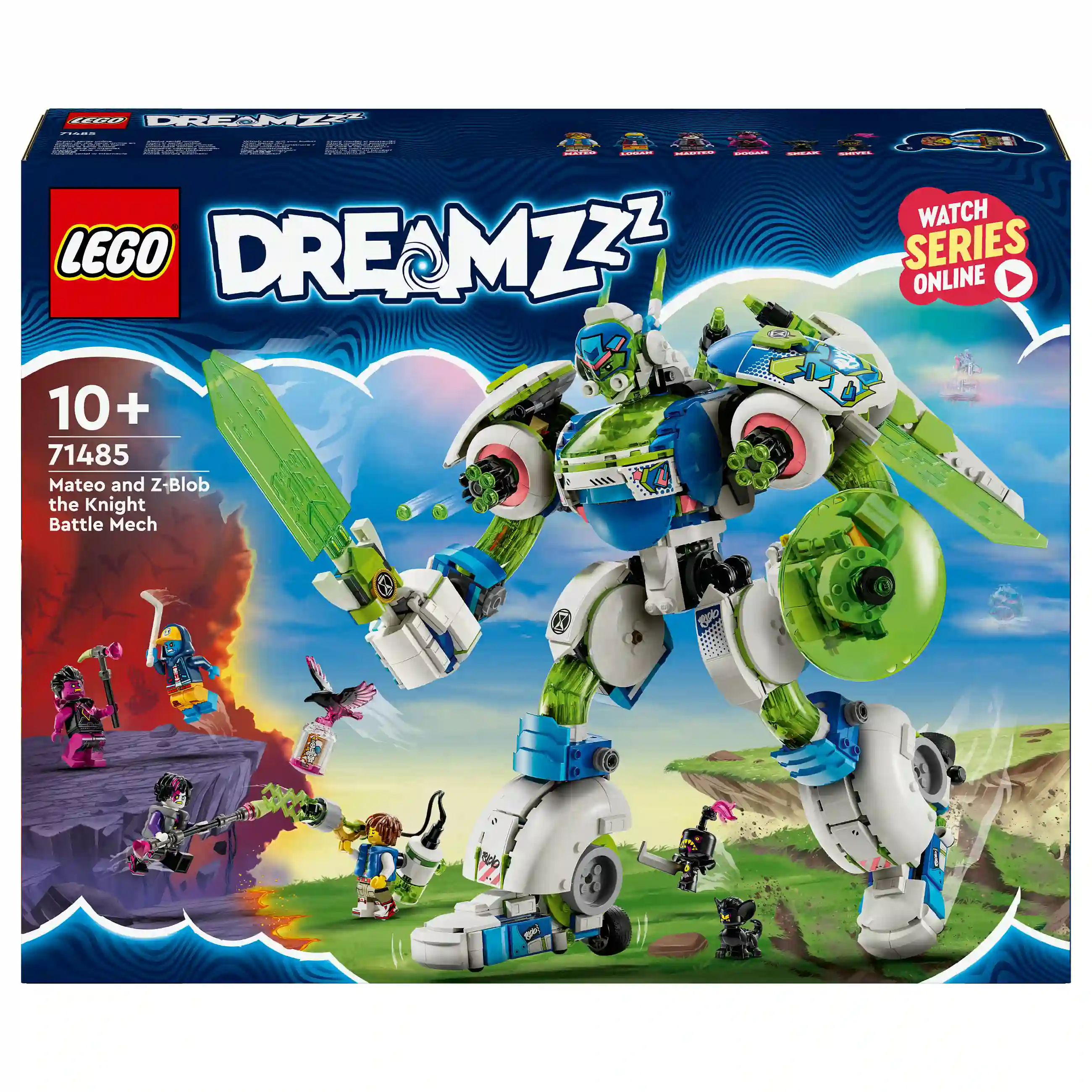 LEGO 71485 DREAMZzz Mateo und Z Blob der Ritter Mech Spielwaren