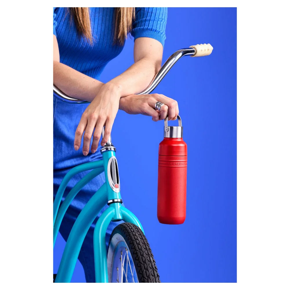 Le Creuset Trinkflasche On The Go rot 500 ml Kueche