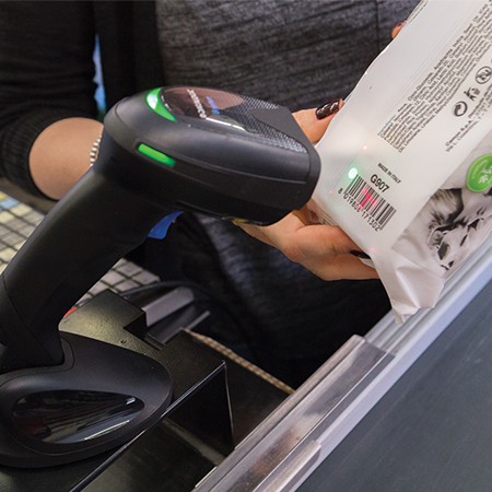 Datalogic Barcode Scanner Gryphon I GD4500 2D USB RS 232 Drucker & Scanner