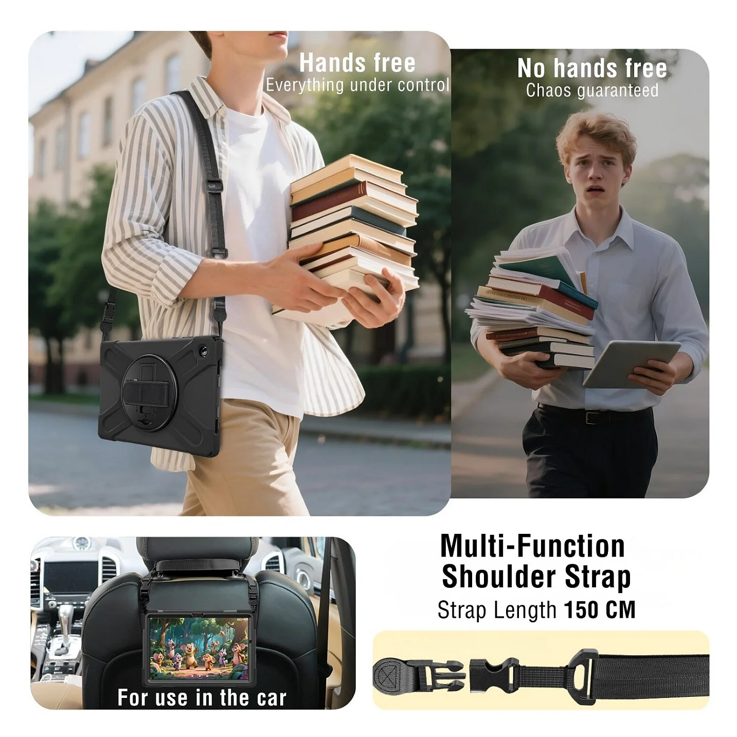 4SMARTS rugged case grip fuer samsung galaxy tab a11 Notebook & Tablet Zubehoer
