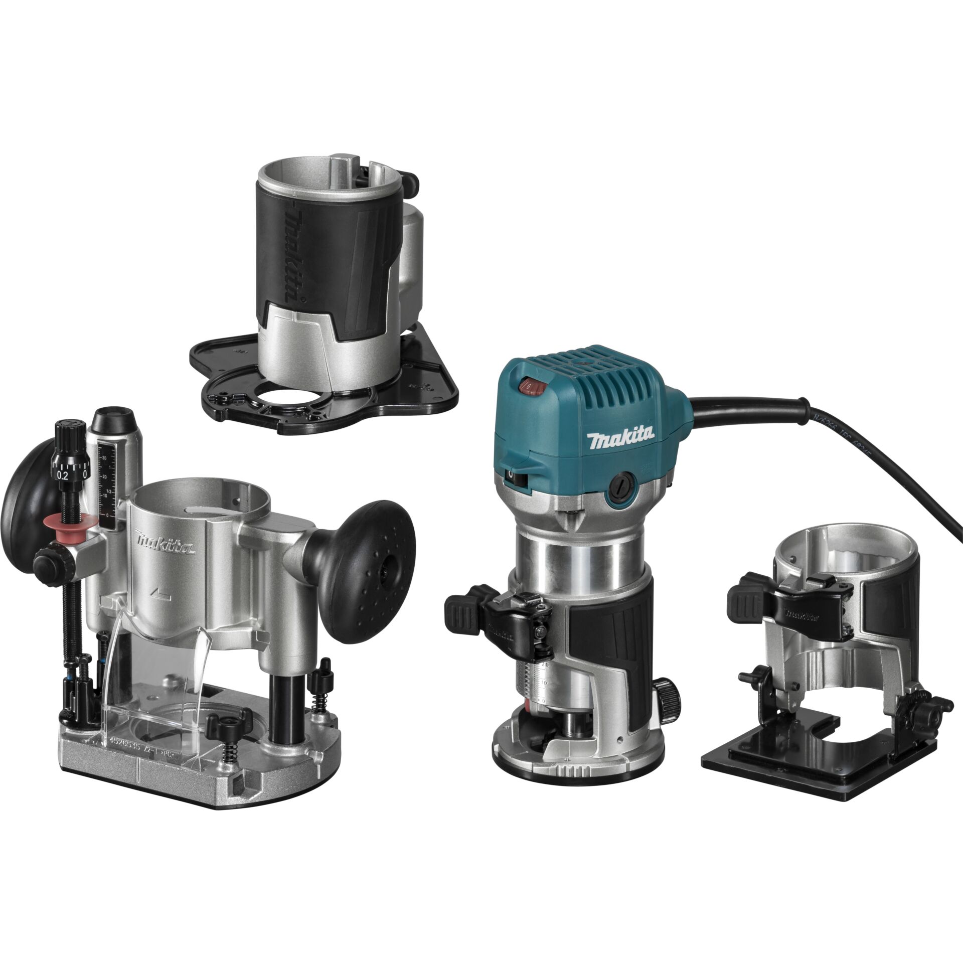 Makita RT0702CX3J Multifunktionsfraese Schleifer Hobel & Fraesen