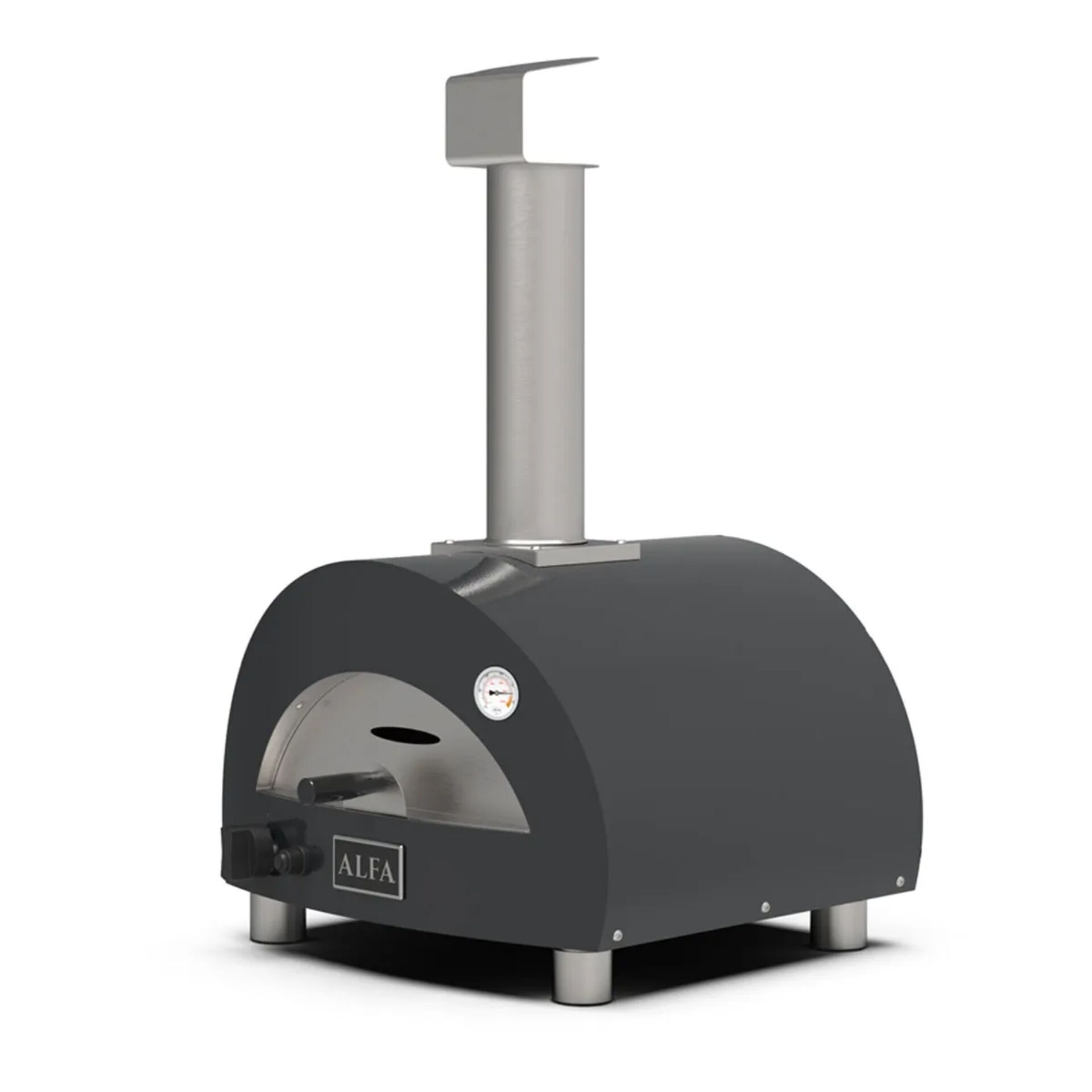 Alfa Forni Linea Moderno Portable Pizzaofen Adesia Grey Grills