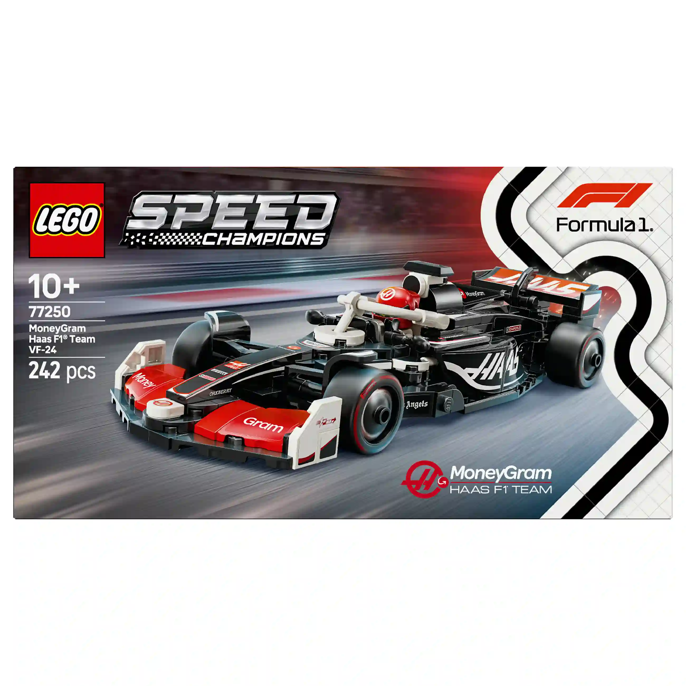 LEGO Speed Champions MoneyGram Haas F1 Team VF 24 Rennauto 77250 Spielwaren