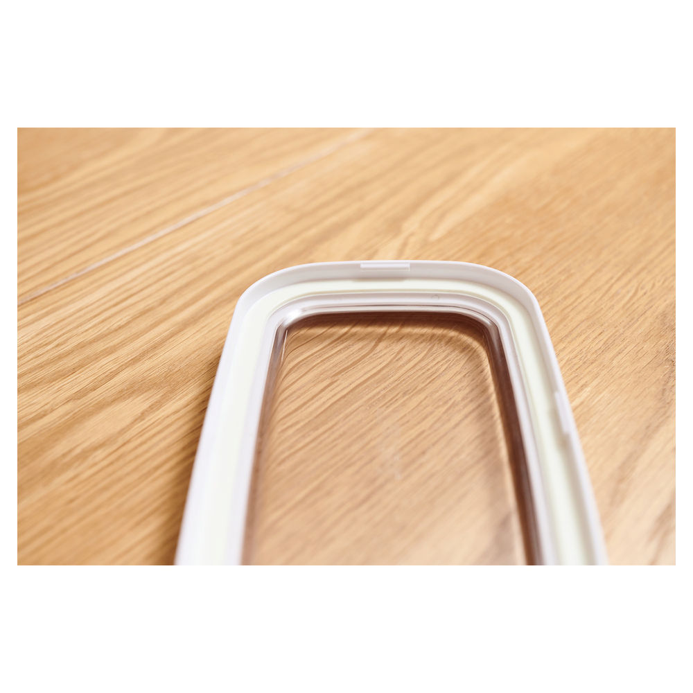 EMSA N1142800 Lebensmittelaufbewahrungsbehaelter Rechteckig Set 6 25 l Transparent  Weiss 5 Stueck e  Kueche