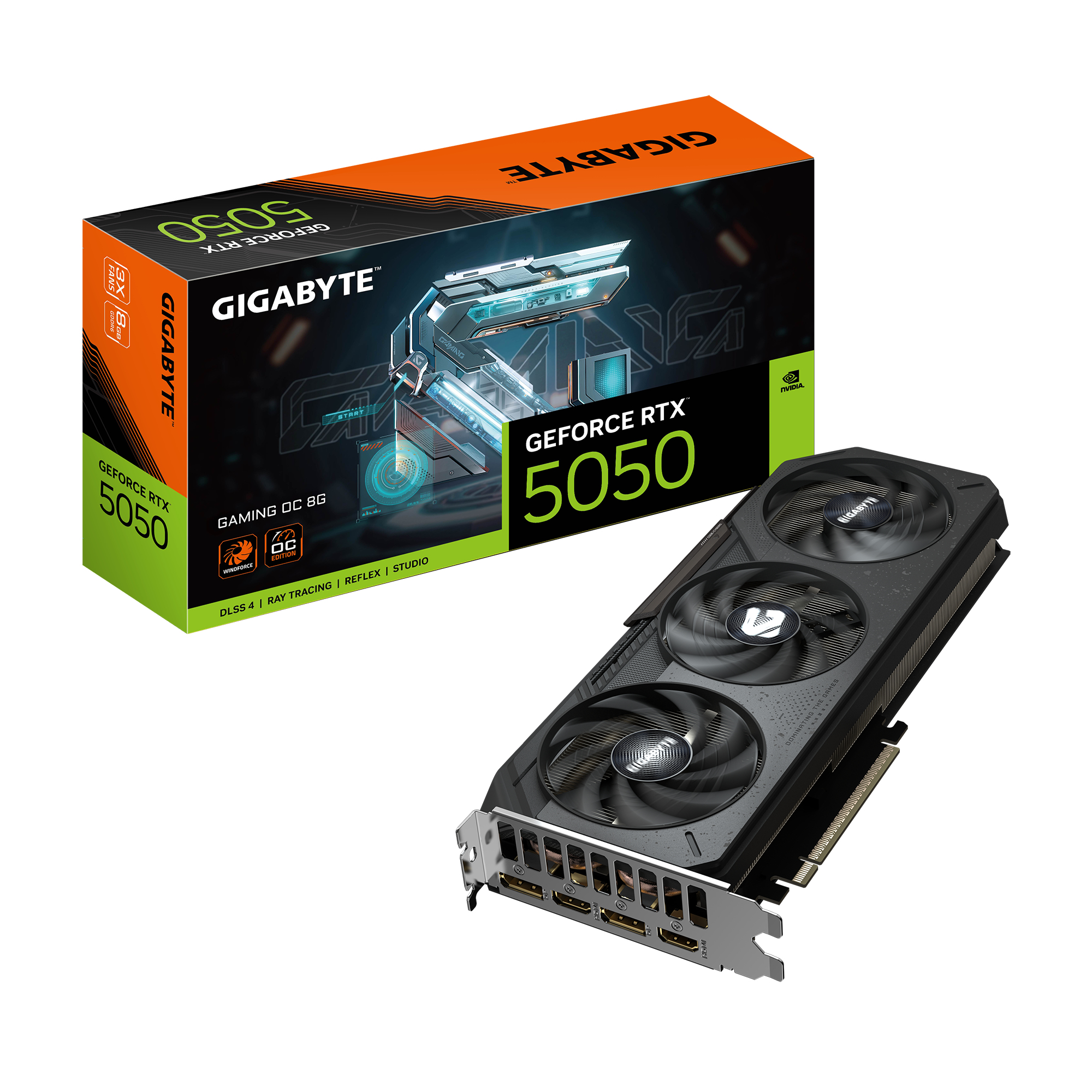 Gigabyte RTX 5050 8GB Gaming OC 8GB GDDR6 PC-Zubehoer