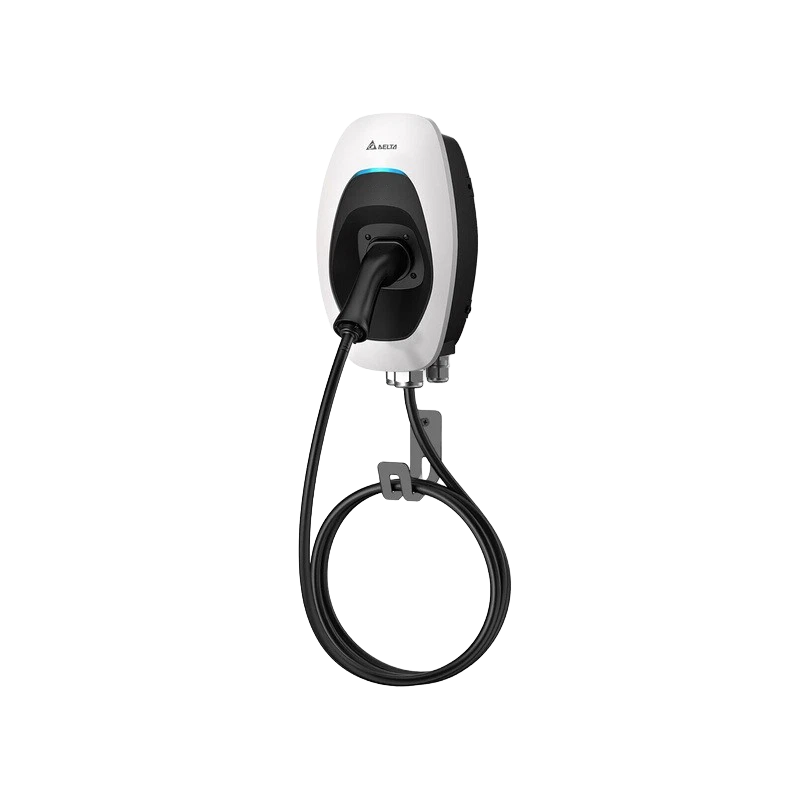 Delta AC MAX Basic Wallbox 11 kW   Typ 2 Kabel 5m   WLAN   ADAC Testsieger 2024 Wallboxen