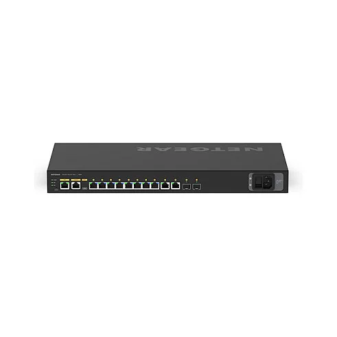 NETGEAR GSM4212UX Managed L2 L3 Gigabit Ethernet  10 100 1000  Power over Ethernet  PoE  1U Schwarz Switches