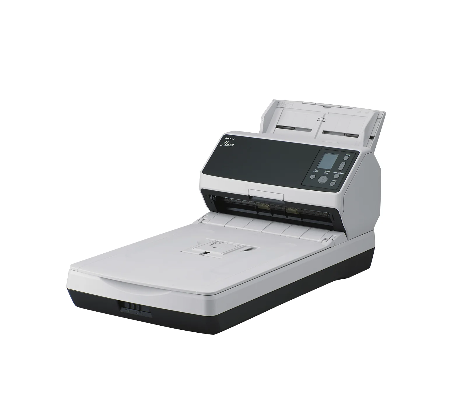Fujitsu fi 8290 Dokumentenscanner inkl  Flachbetteinheit 90 S  Min ADF Duplex USB 3 2 LAN Drucker & Scanner