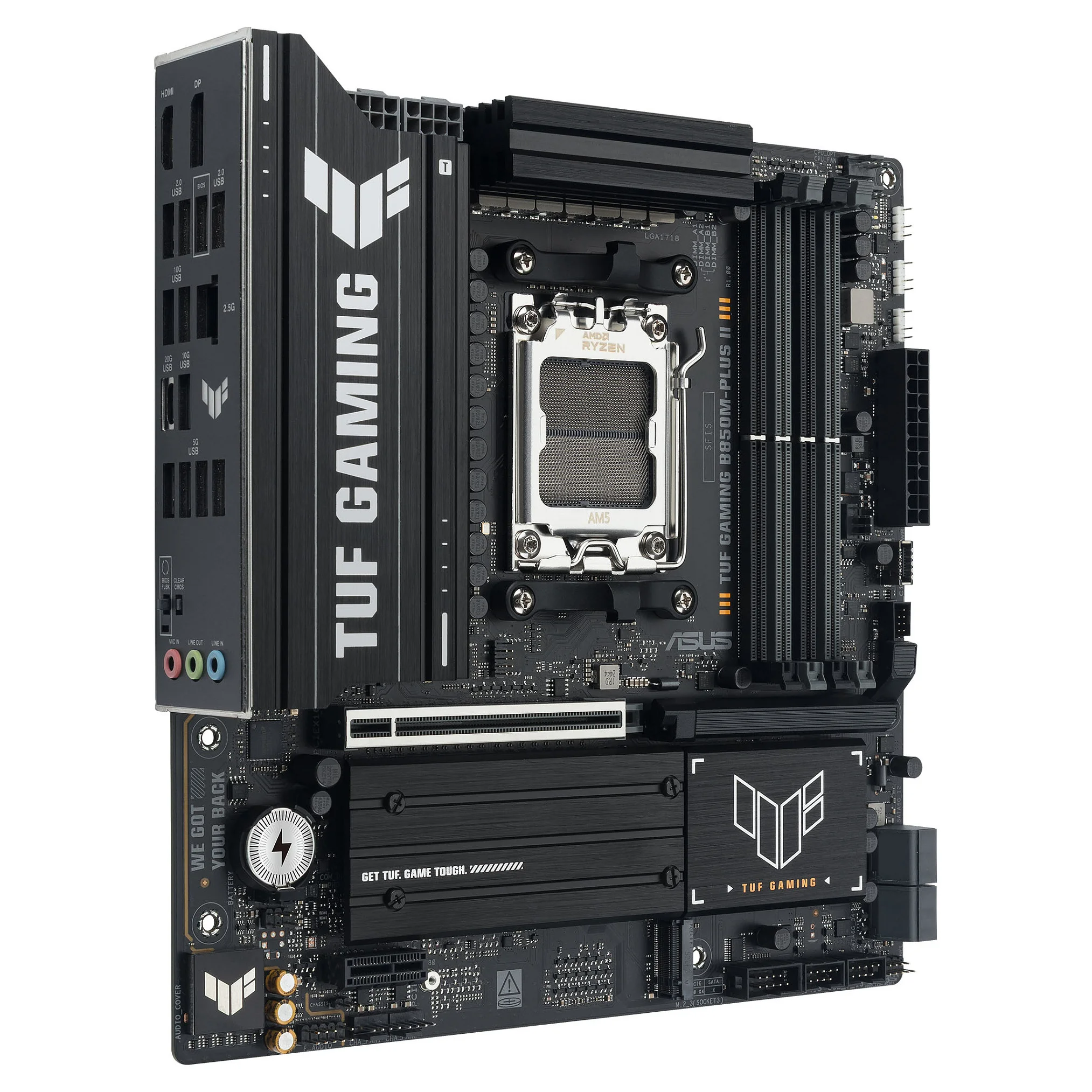 ASUS TUF GAMING B850M PLUS II AMD B850 Sockel AM5 micro ATX PC-Komponenten