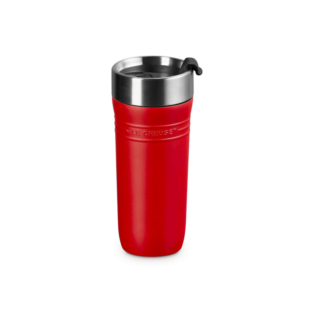 Le Creuset Thermobecher On The Go  350ml  Kirschrot Besteck & Aufbewahrung