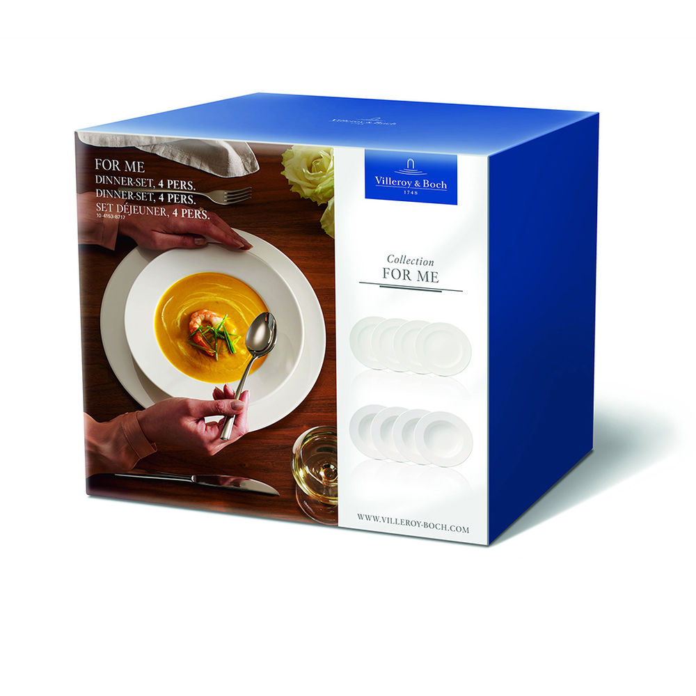 VILLEROY BOCH Tafelservice For Me  8 tlg  Besteck & Aufbewahrung