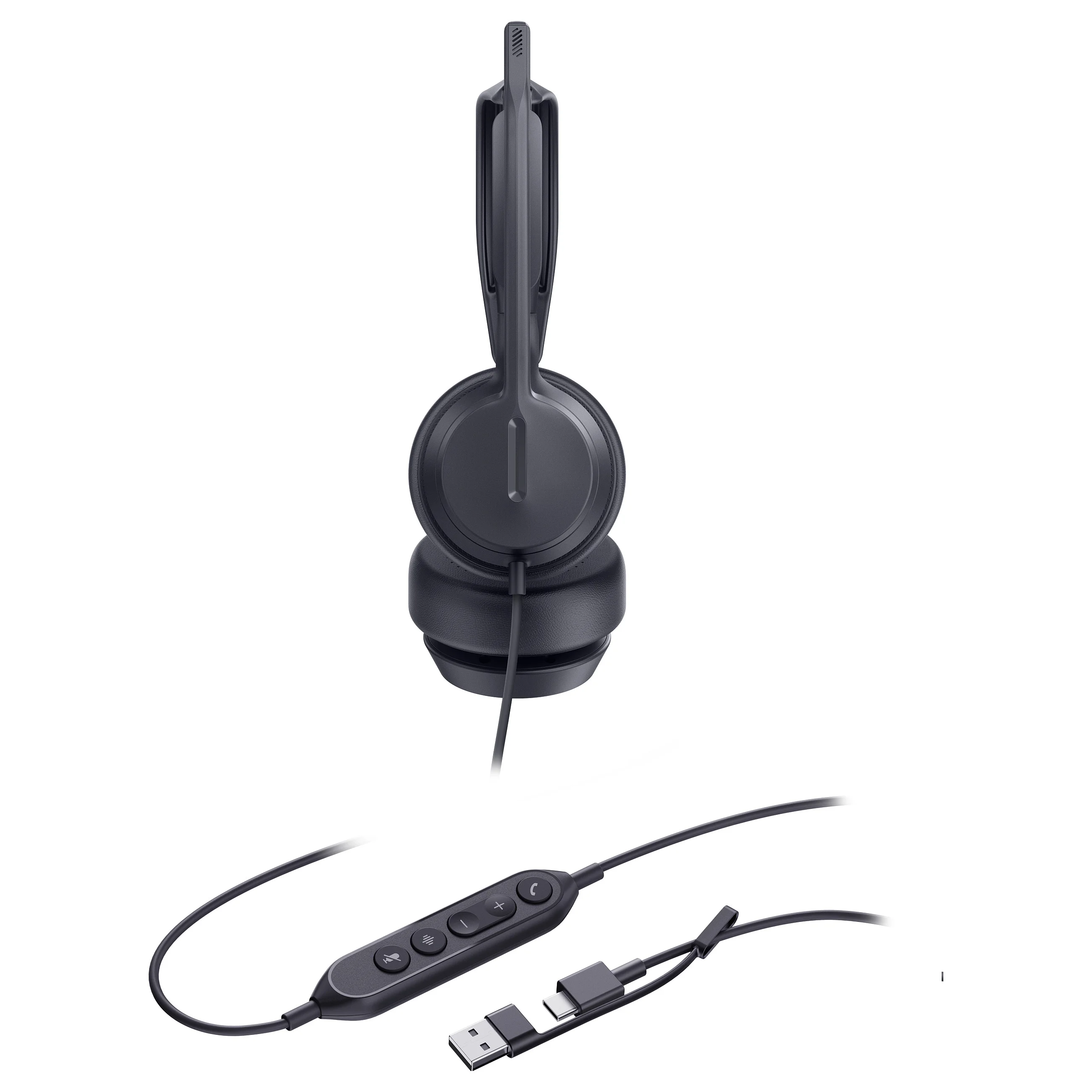 Yealink Dual UC Headset mit USB C A Anschluss Over-Ear