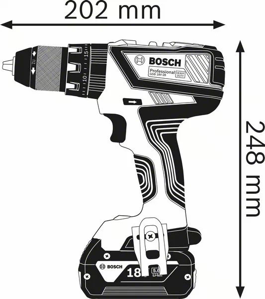Bosch GSR 12V 15 Vorteils Set Akku Bohrschrauber Bohrer & Schrauber