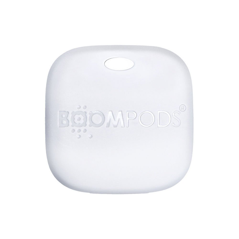 Boompods Boomtag Rechargeable  White Mobilfunk Zubehoer