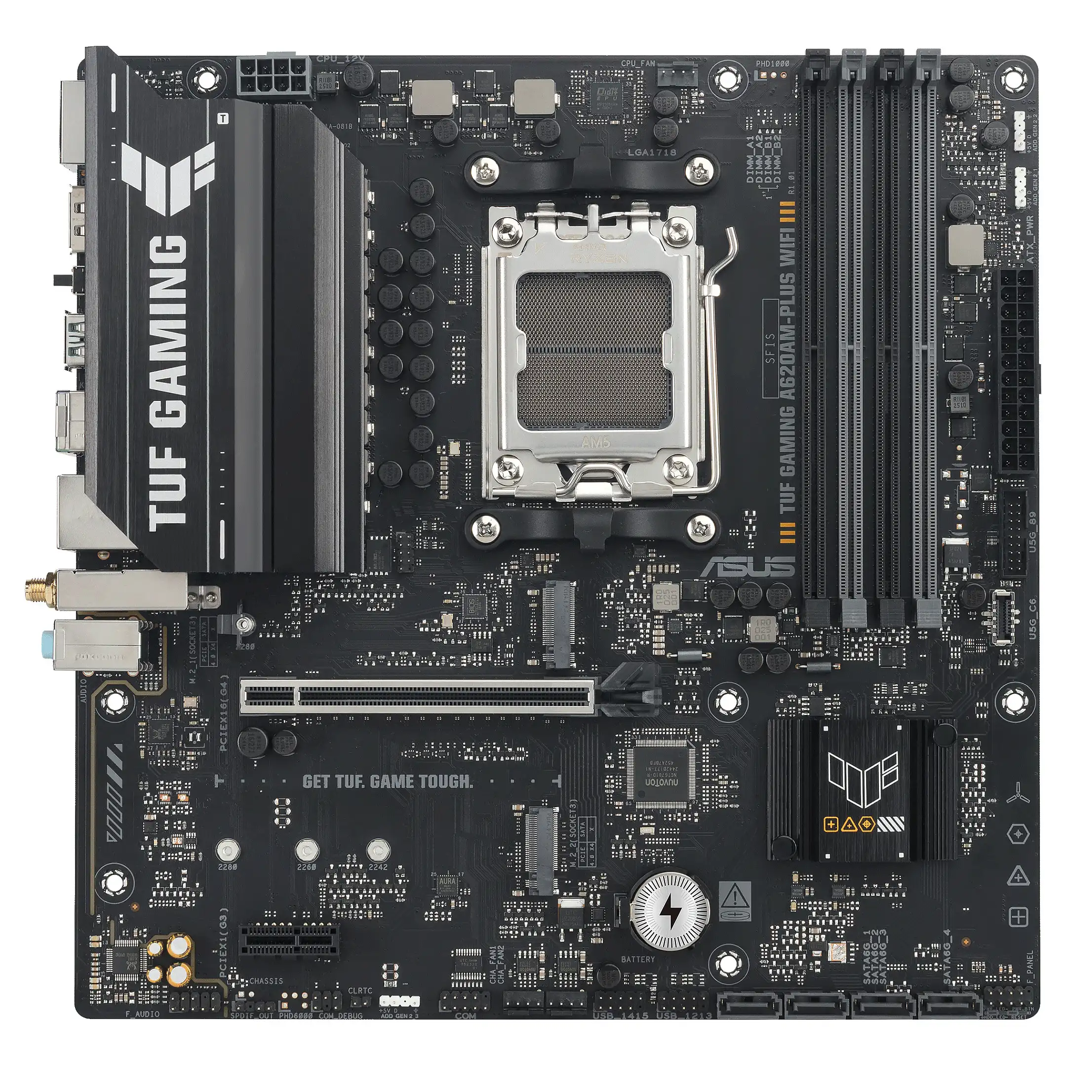 ASUS TUF GAMING A620AM PLUS WIFI AMD A620A Sockel AM5 micro ATX PC-Komponenten