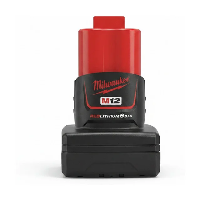 Milwaukee M12B6 12V 6 0 Ah Li Ion Ersatzakku Heimwerken Werkzeug-Akkus