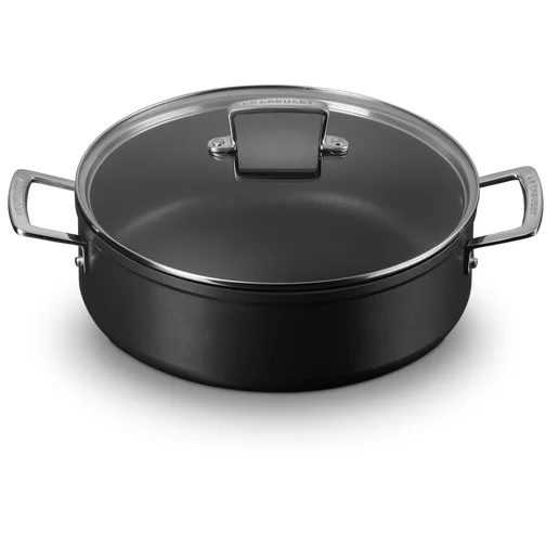 Le Creuset Toughened Non Stick NonStick Sauteuse with Glass Lid 28cm  51113280010500  Kuechenkleingeraete