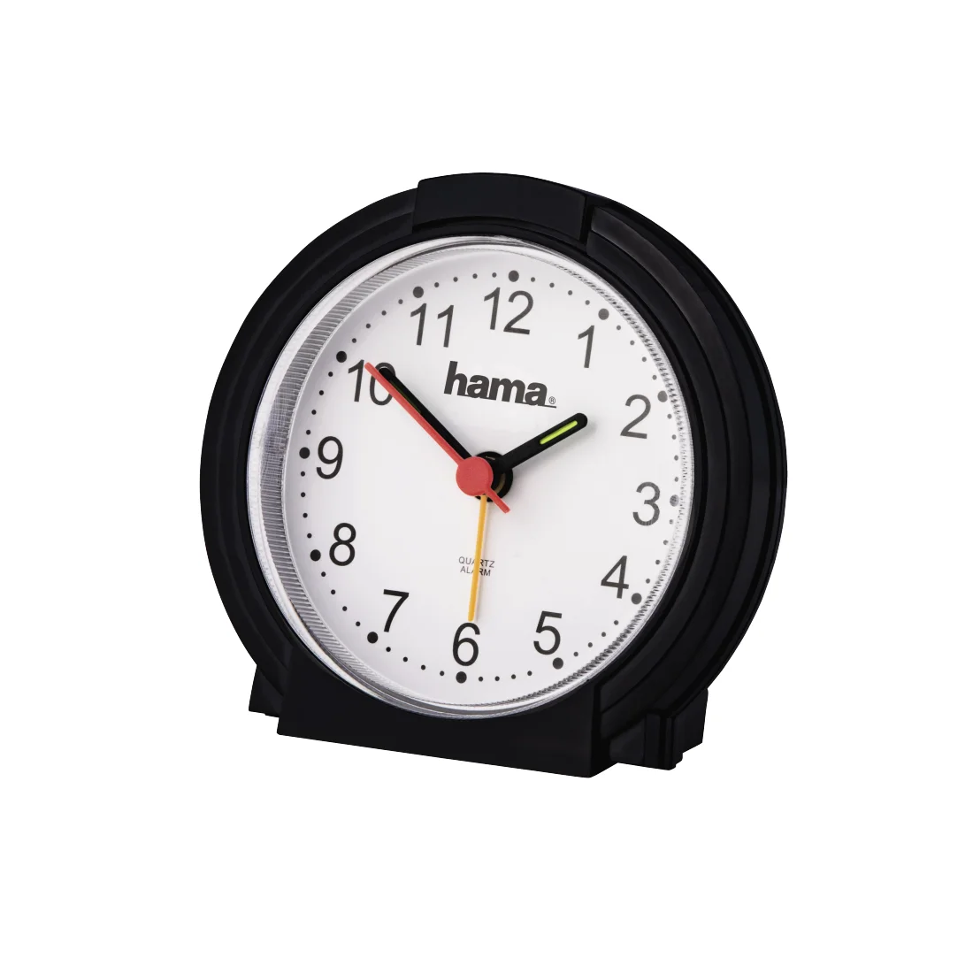 Hama Wecker Classic geraeuscharm schwarz weiss 186335 Uhren