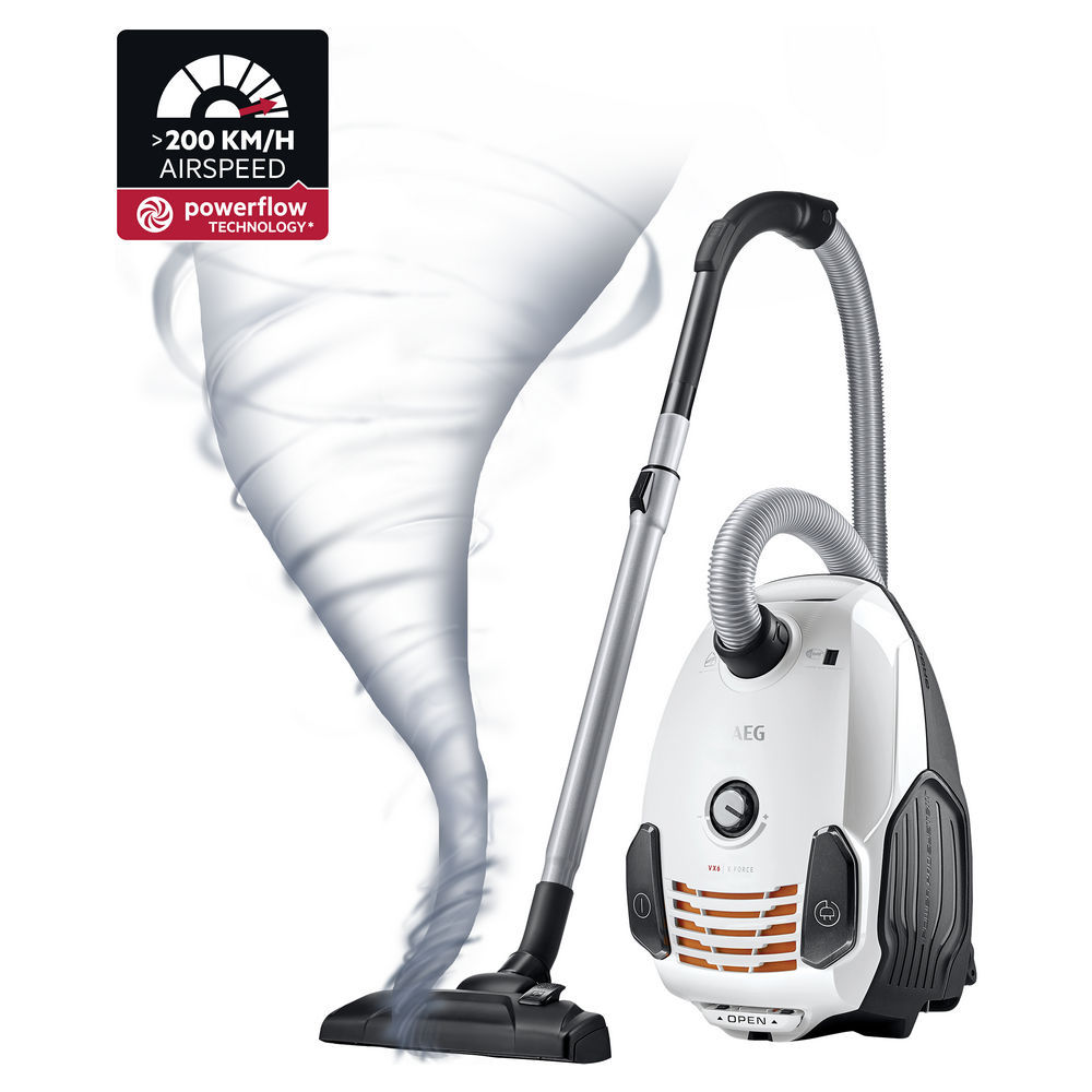 AEG Beutelloser Bodenstaubsauger VX6 2 IW 5  weiss Staubsauger & Reiniger