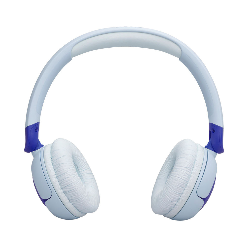 JBL On Ear Kopfhoerer fuer Kinder JR320BT safe listening Blau