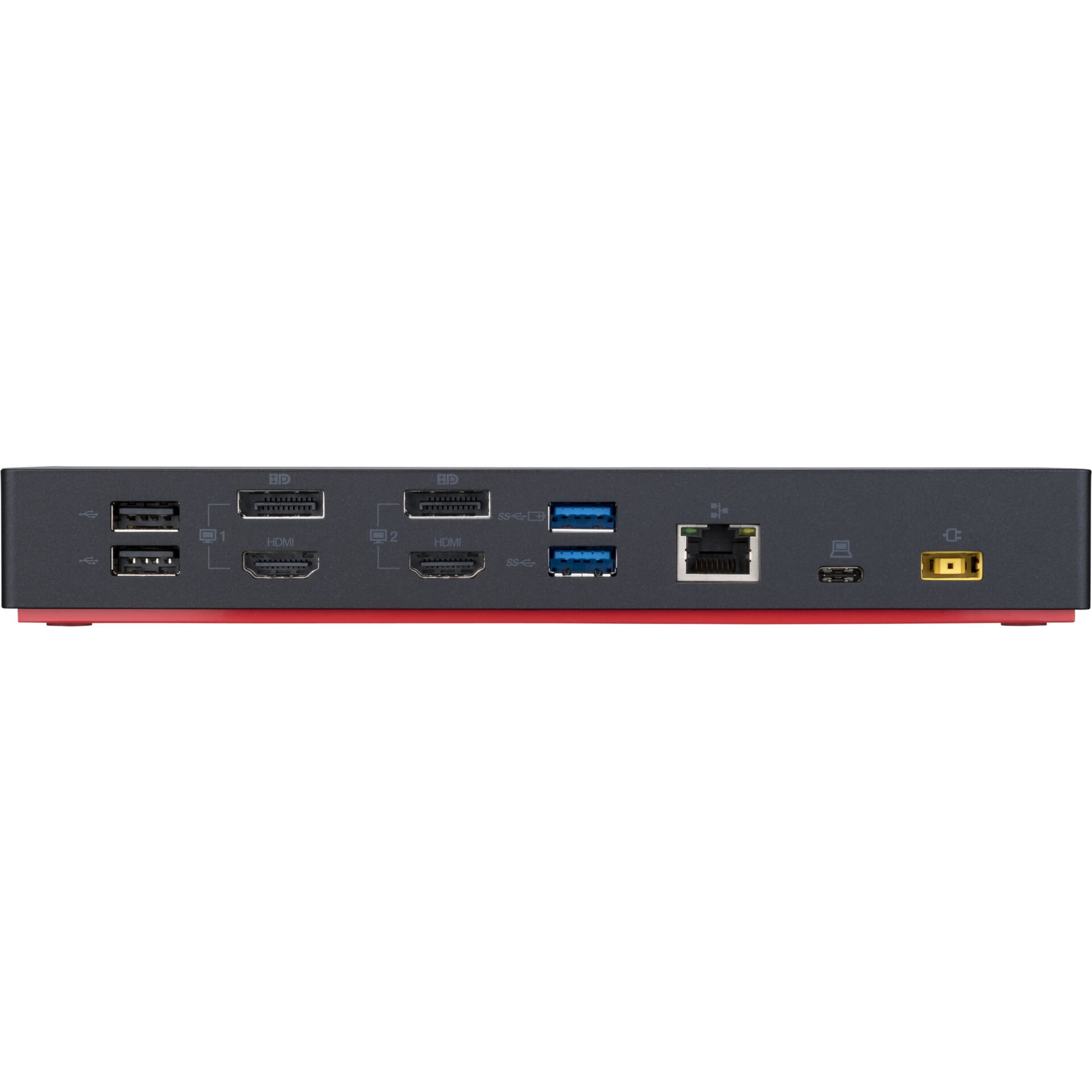 Lenovo 40AF0135EU laptop dockingstation   portreplikator Kabelgebunden Schwarz PC-Zubehoer