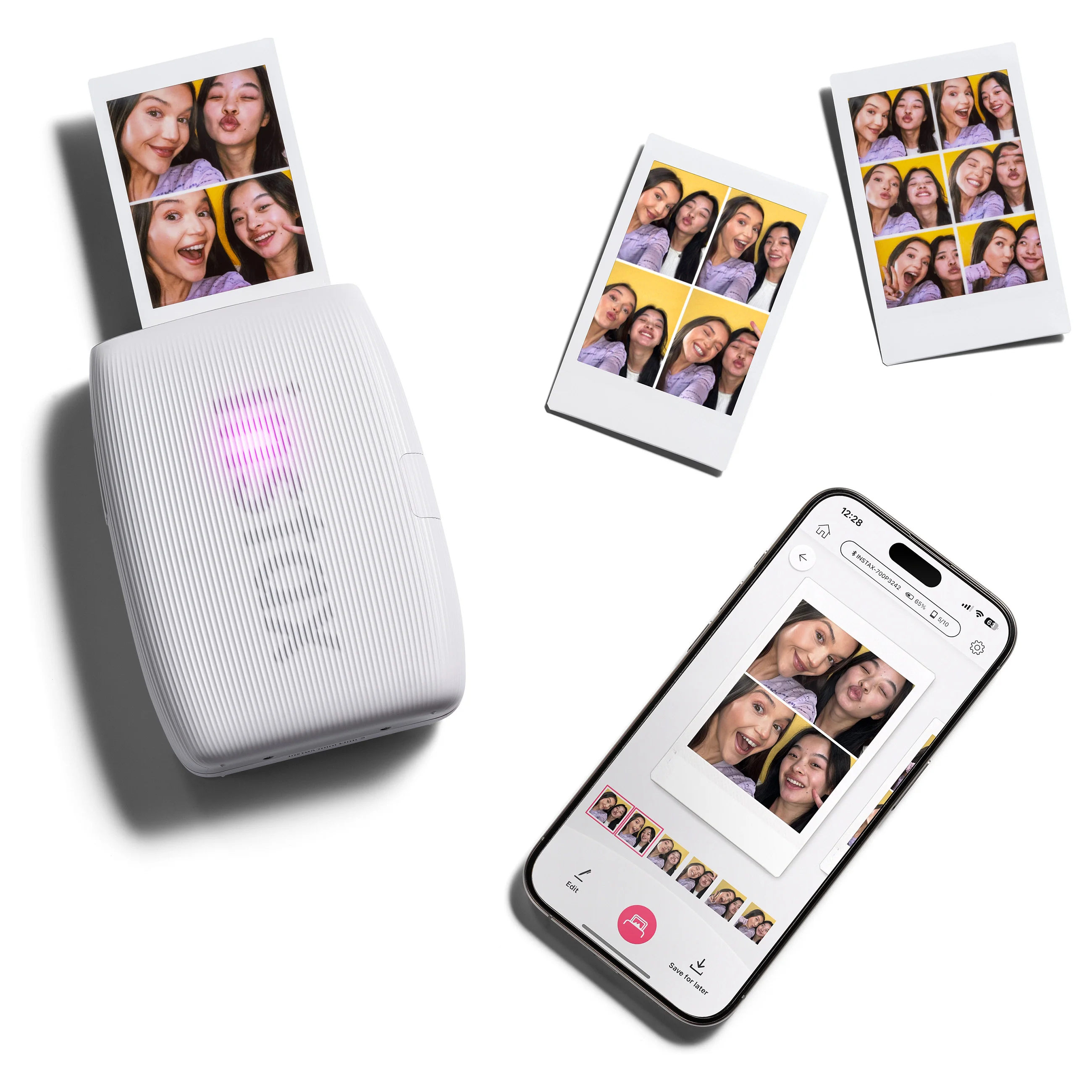 Fujifilm instax mini Link 3 EX D Clay White Drucker & Scanner