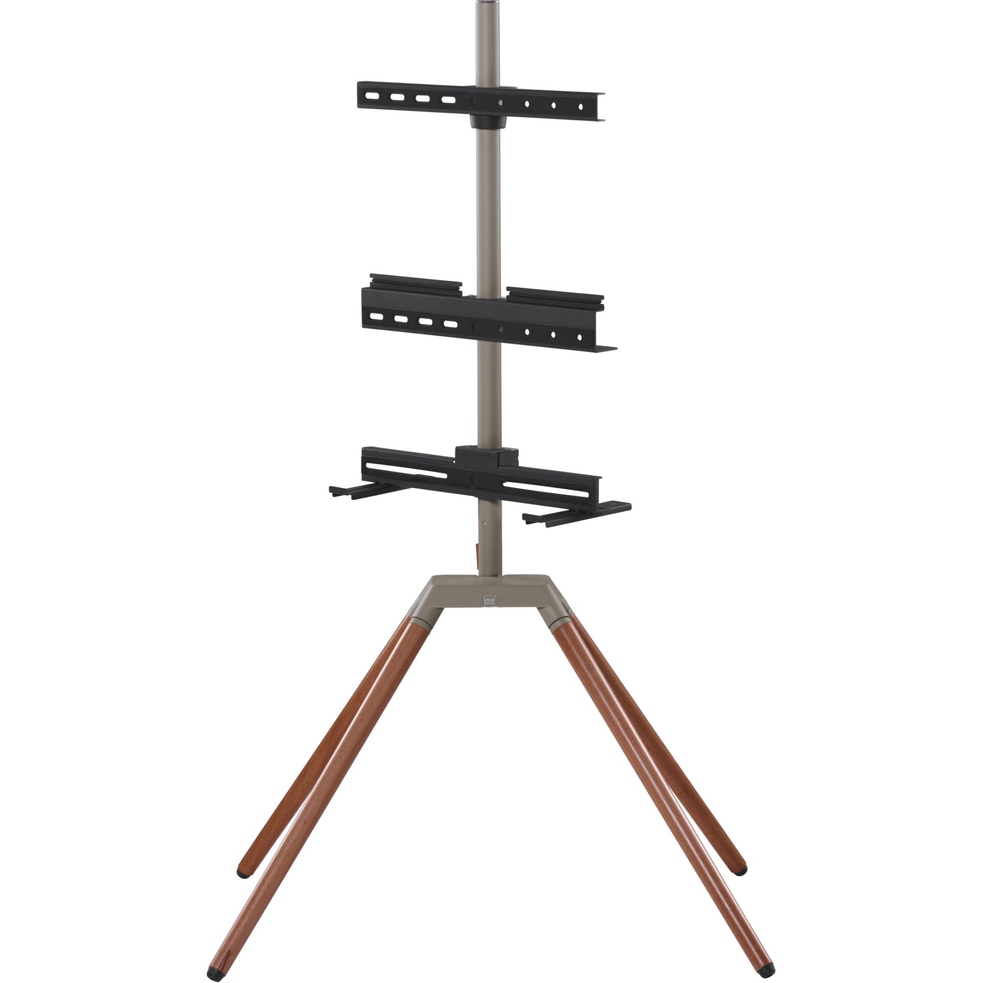 OneforAll One for All Quadpod TV Stand 70 360 Grad drehbar  dark WM 7475 Video & Audio